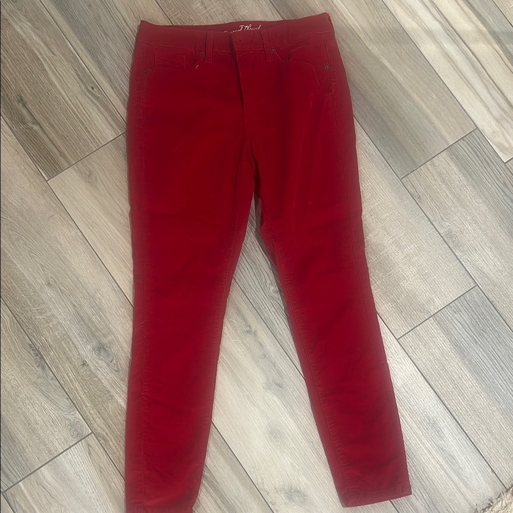 Women's Red Jeans